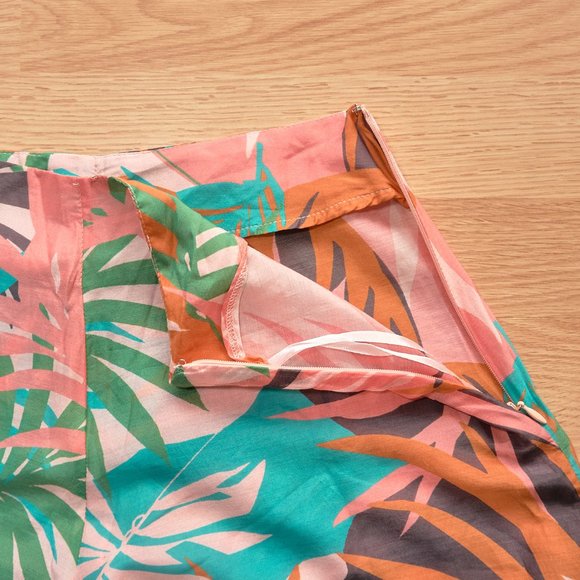 Joyce & Girls Silk Cotton Women's Palazzo Pants, High Waist, Size XS - Picture 9 of 9